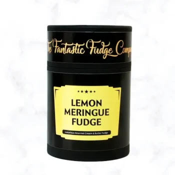 Lemon Meringue Gift Tub on a white marble background